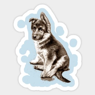 Cute puppy Sticker